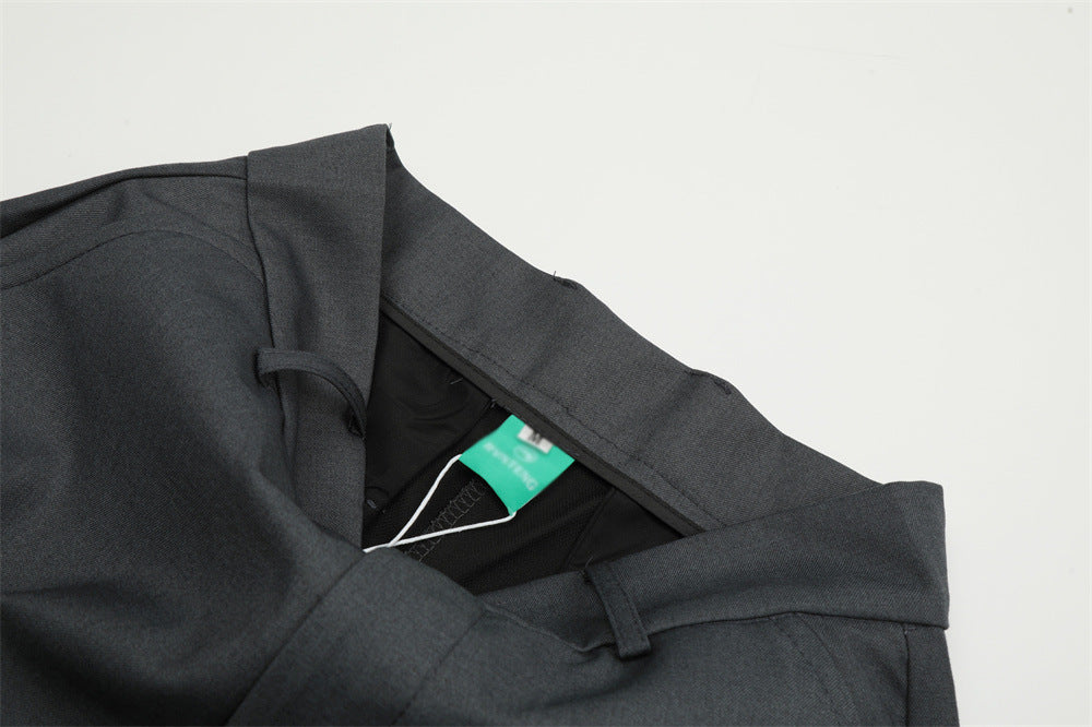 Bold Style Solid Color Suit Pants