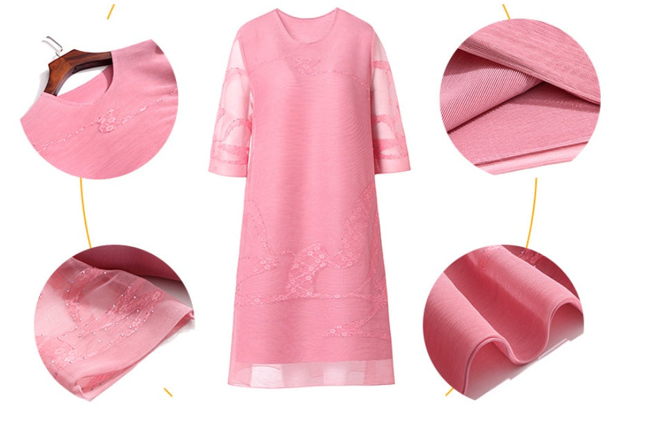 Spring Elegance Mother’s Dress