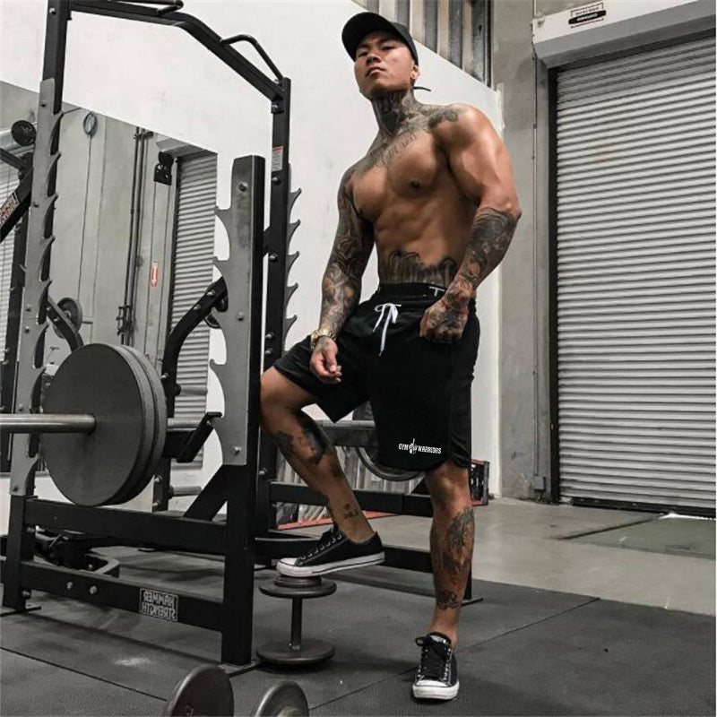 Summer Training Shorts – Men’s Quick-Dry Mesh Gym Gear