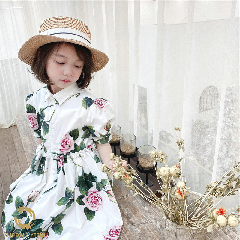 Petal Grace: Flower Patterned Dress