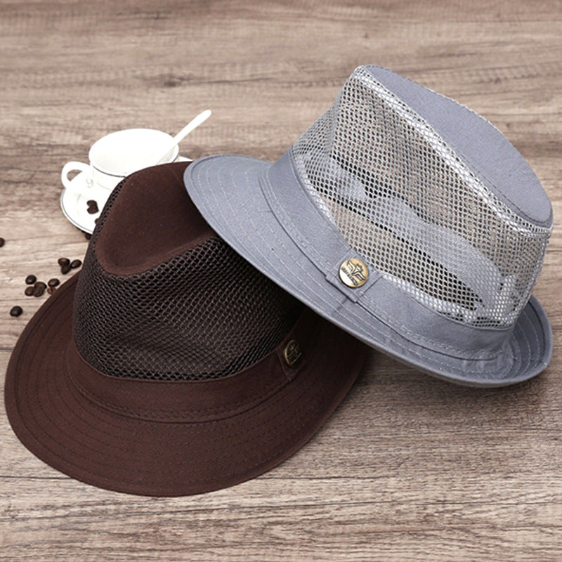 Summertime Breathable Mesh Straw Hat