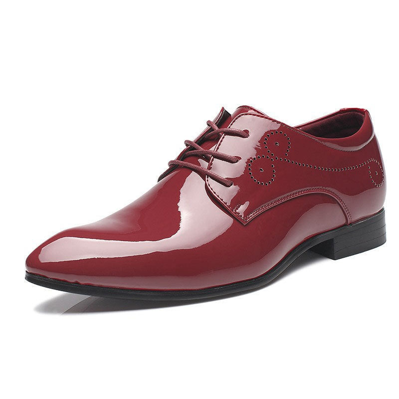 Men’s Classic Leather Slip-On Business Shoes