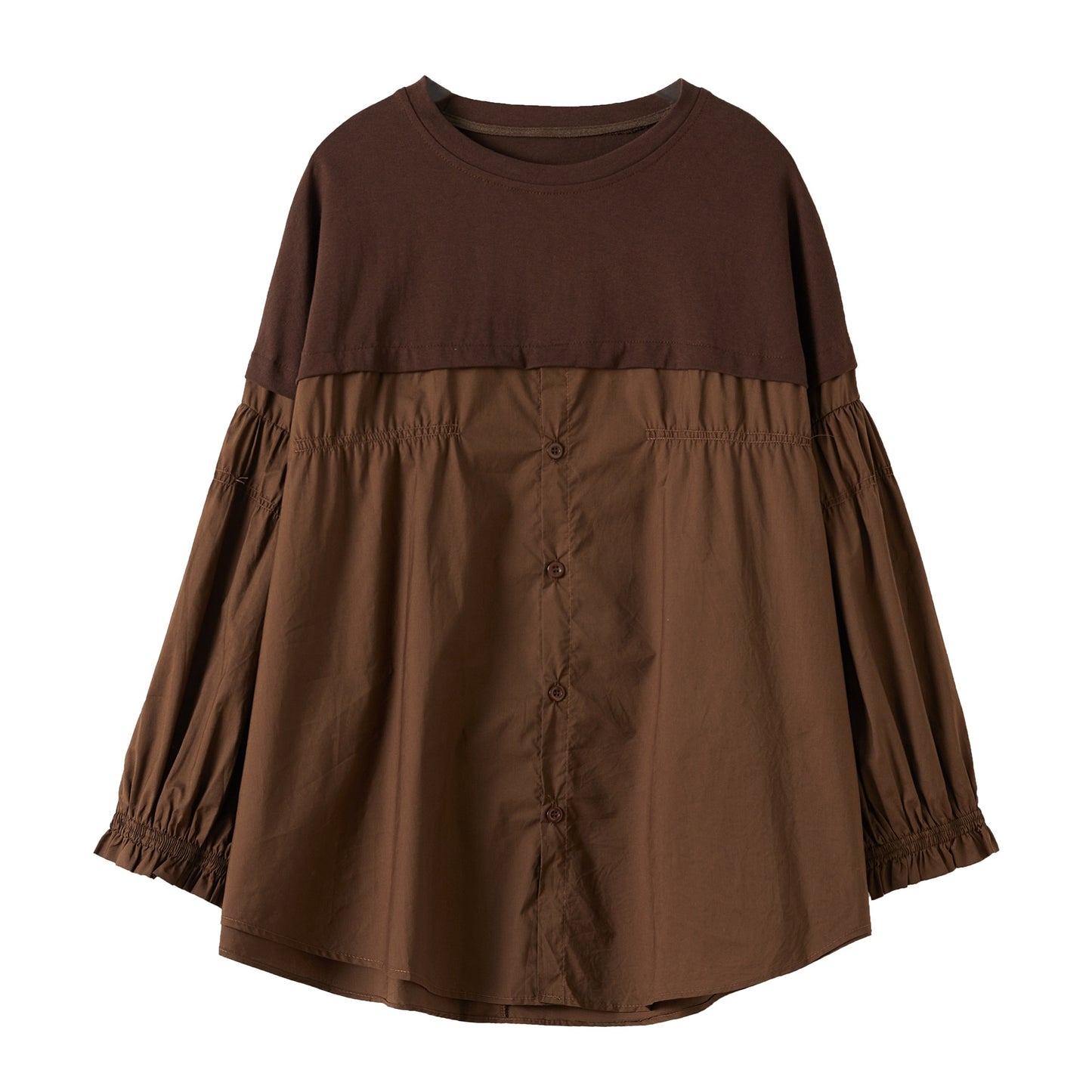 Elegant Curve Plus-Size Belly Cover Top