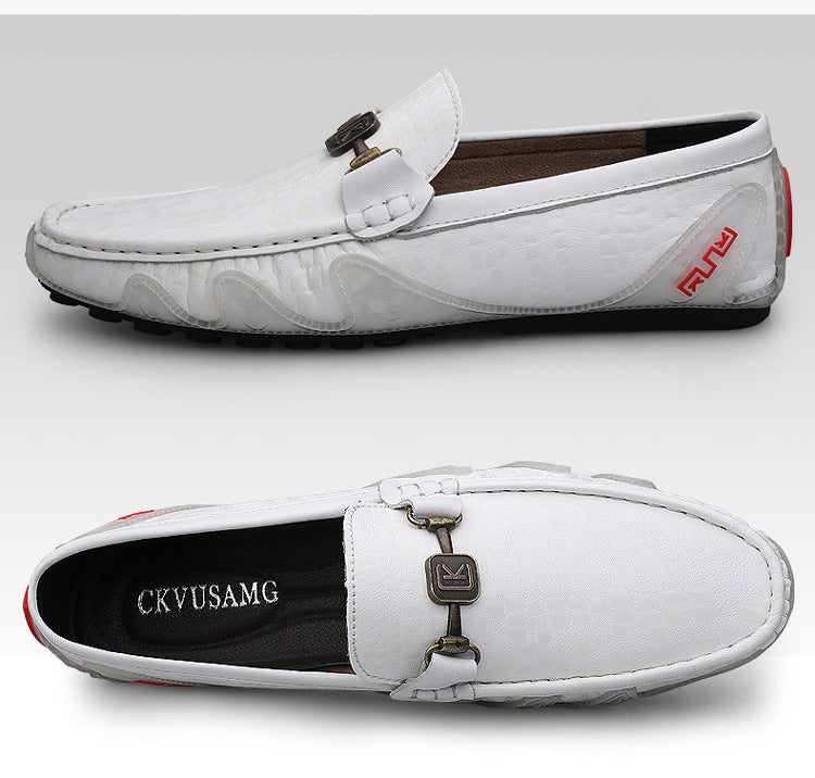 Prime Hide Men’s Leather Walkers – First Layer Cowhide Casual Shoes