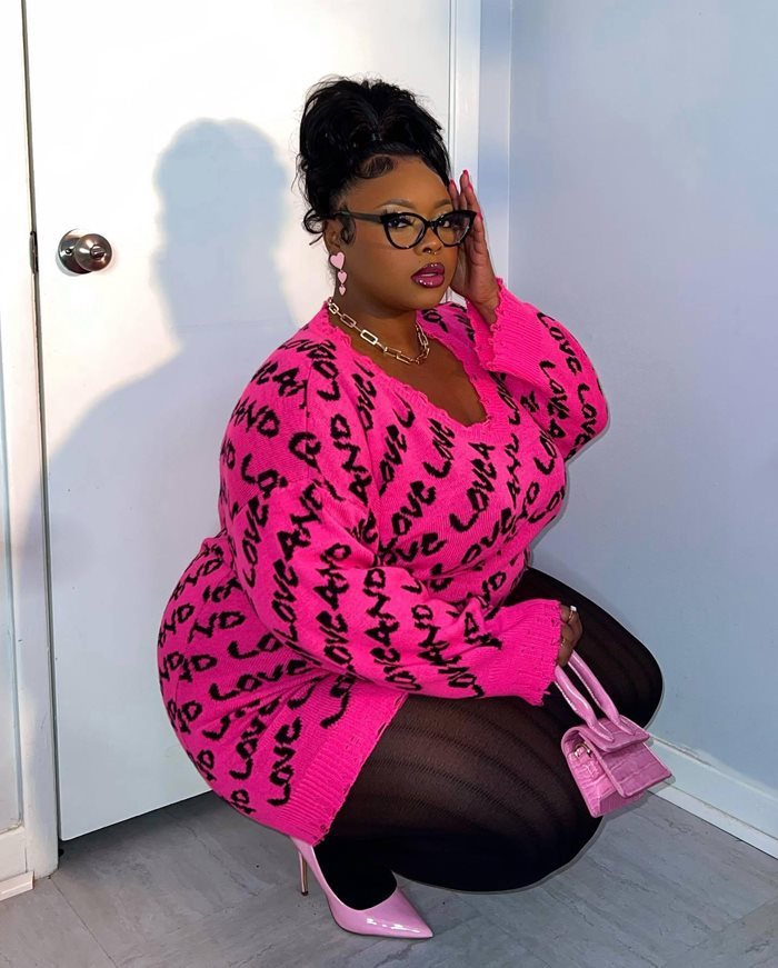 Autumn Breeze Oversized Sweater Blouse – Plus Size