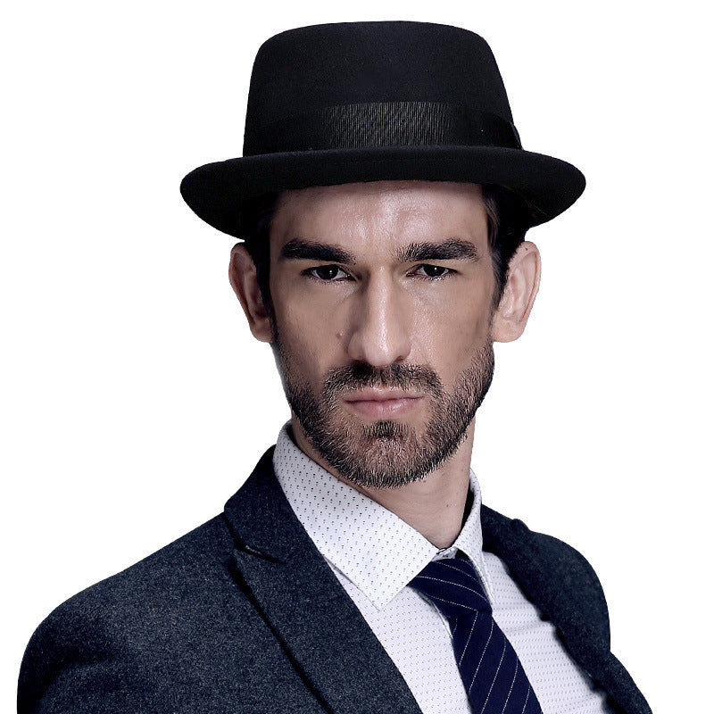 Classic Wool Knit Hat for Men