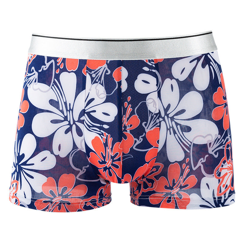 Breathable Silk Boxer Shorts