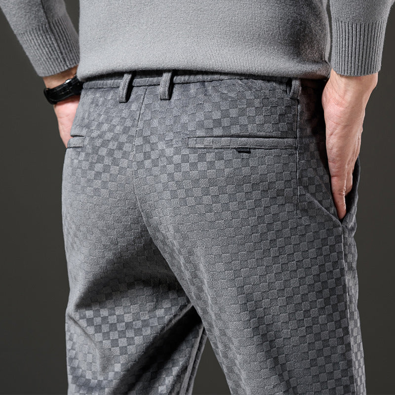Core Velvet Men's Straight-Fit Casual Pants Sean Powell Apparel