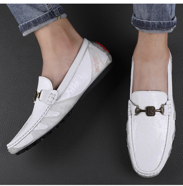 Prime Hide Men’s Leather Walkers – First Layer Cowhide Casual Shoes