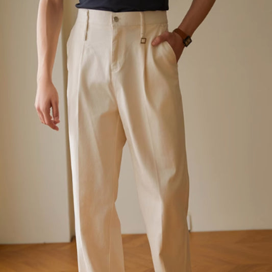 Vintage Vibe Casual Trousers