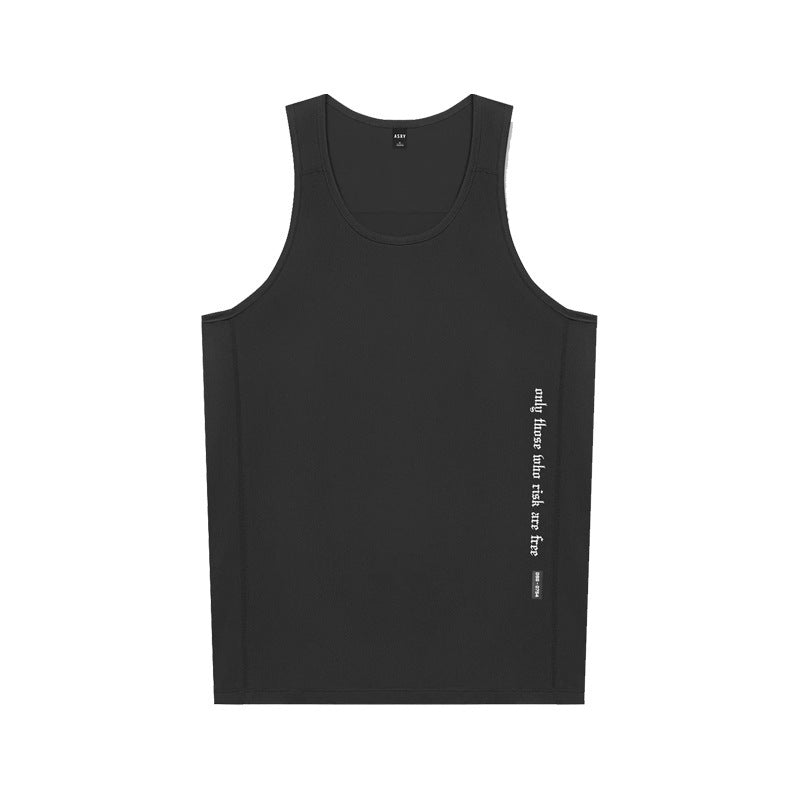 Stride Fit Men’s Athletic Tank – Breathable Solid Sportswear