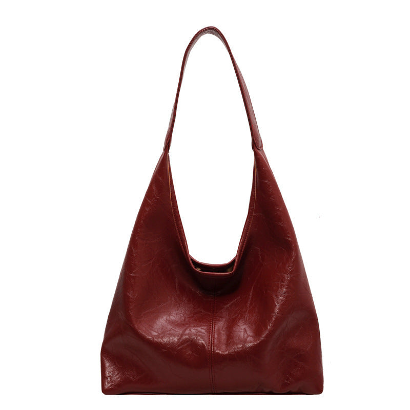 Fashion Womens Shoulder Bag Vintage Designer Large Capacity Casual Tote Bag Autumn And Winter Fashion Handbag Sean Powell Apparel