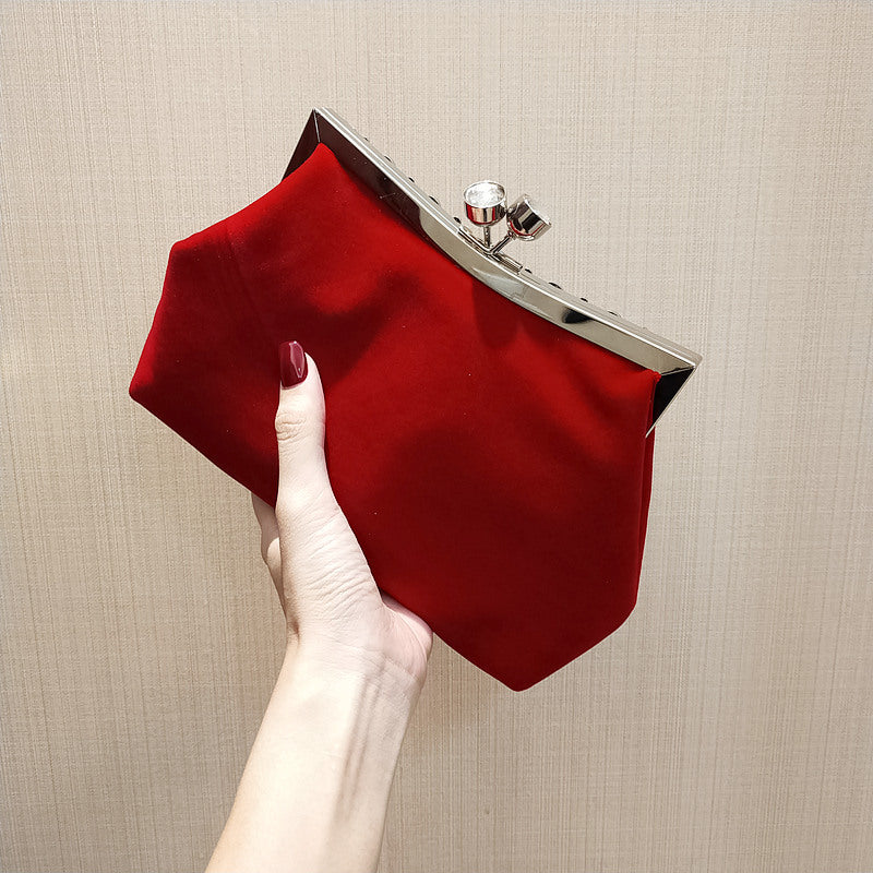 Velvet Rhinestone Dinner Bag Diagonal Sean Powell Apparel