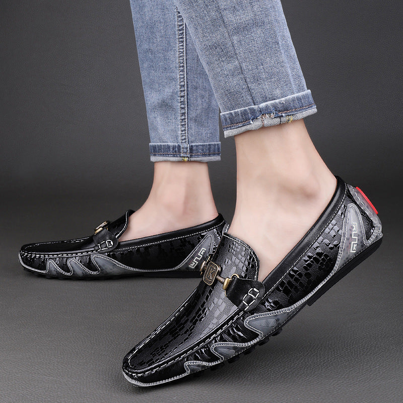 Prime Hide Men’s Leather Walkers – First Layer Cowhide Casual Shoes