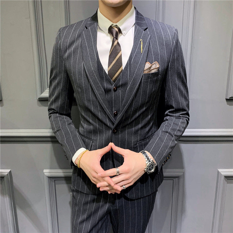 Handsome English Groomsmen Slim Wedding Tuxedo