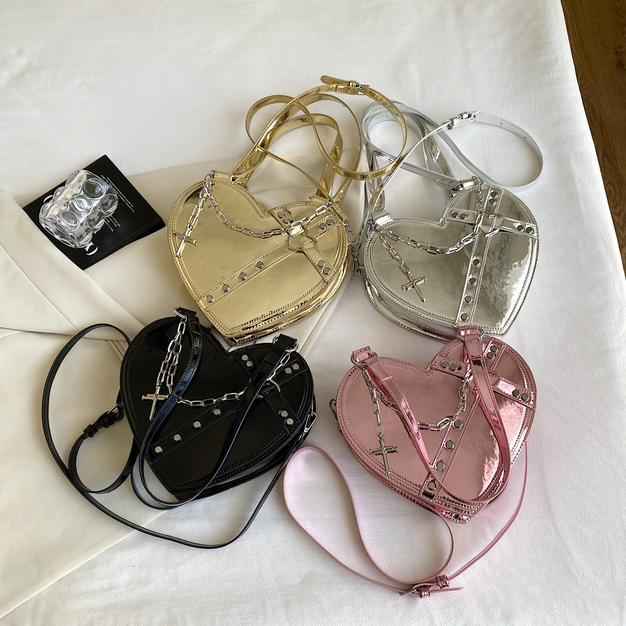 Romantic Heart Chain Handbag