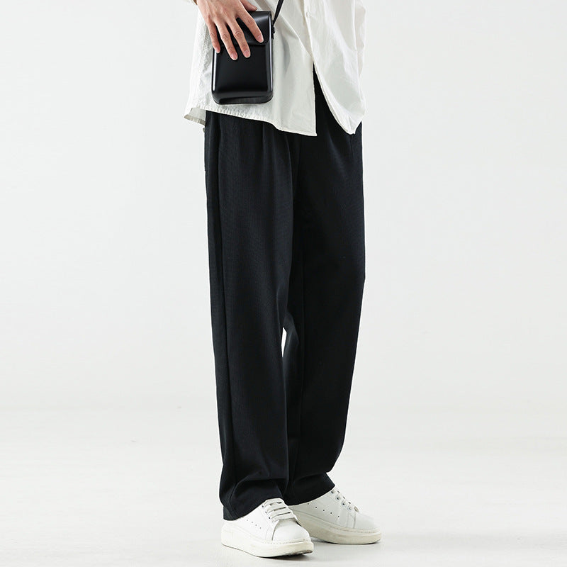 Modern Japanese Minimalist Casual Pants for Men