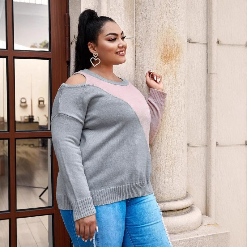 Cozy Curve Knit Sweater