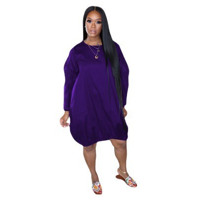 Cozy Charm Plus Size Skirt Dress