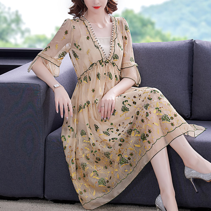 Silken Grace Summer Dress