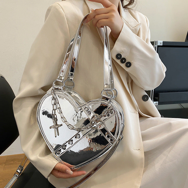 Romantic Heart Chain Handbag Sean Powell Apparel