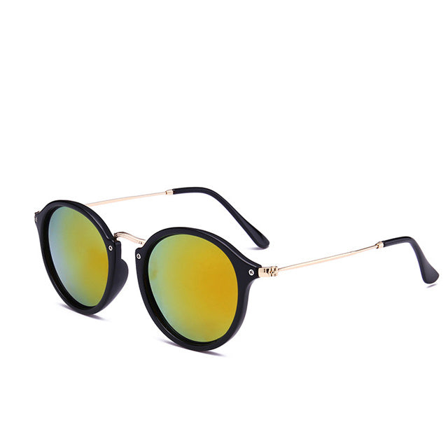 Retro Driver Metal Round Sunglasses Sean Powell Apparel