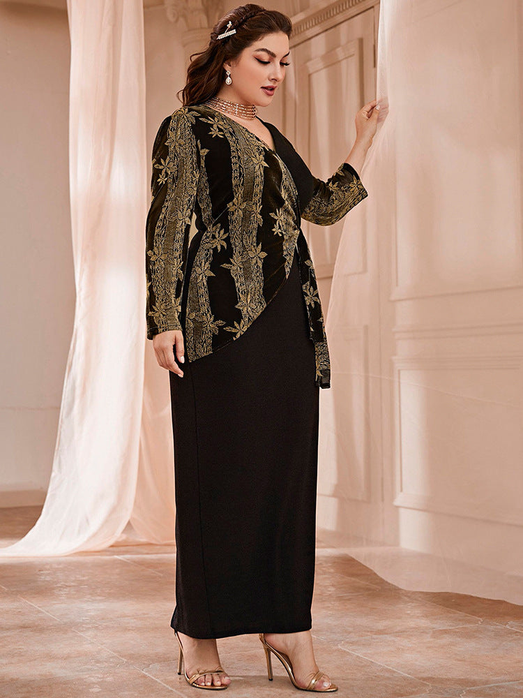 Bold Bloom Plus Dress Sean Powell Apparel
