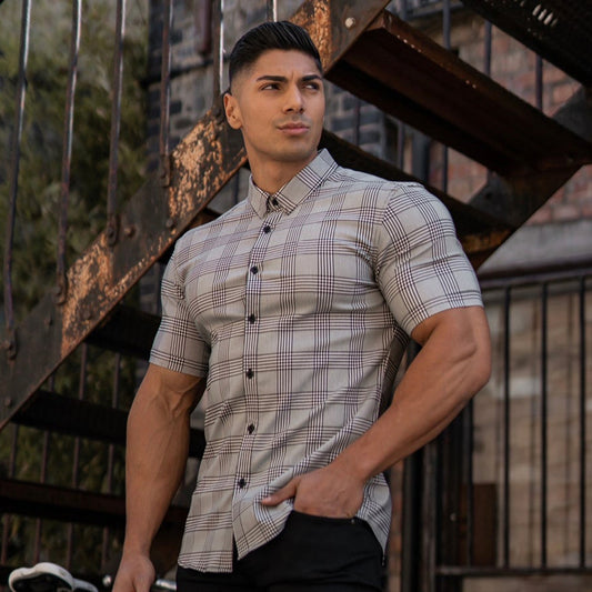Urban Breeze Summer Plaid Shirt