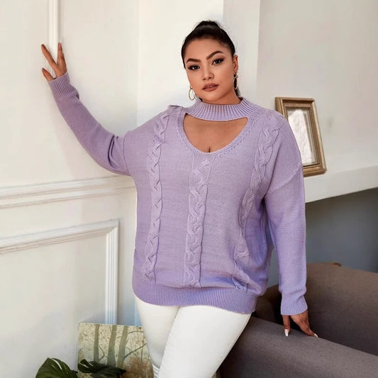 Serene Knit Plus Pullover