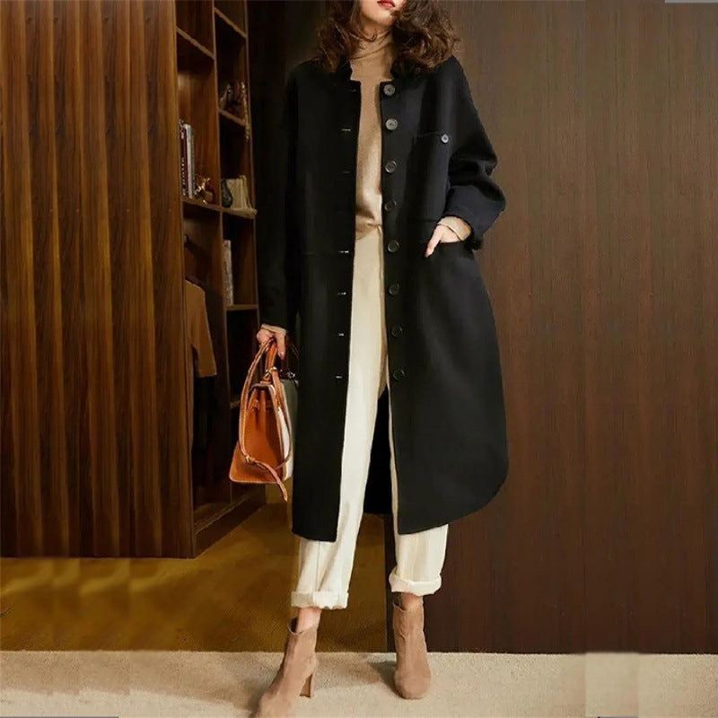 Timeless Comfort Woolen Long Coat