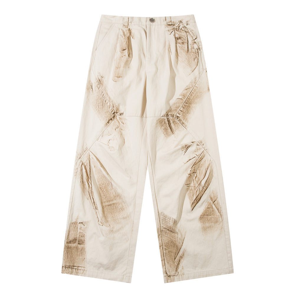 Urban Artistry Paint-Splattered Pants