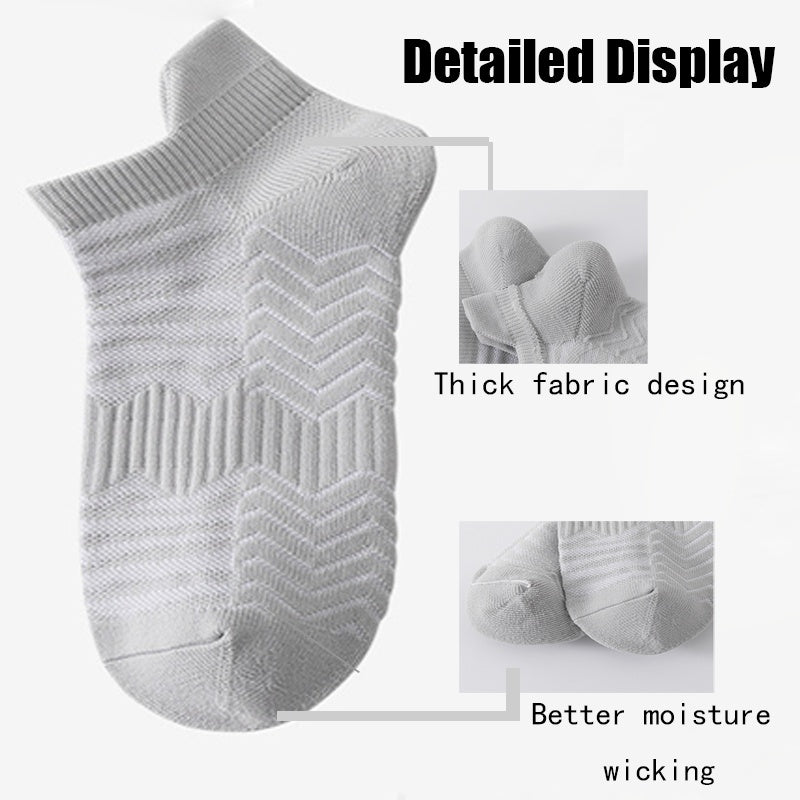 3-Pack Men’s Performance Running Socks - Breathable, Cushioned, Low-Cut
