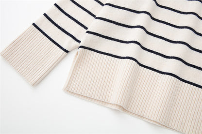 Urban Stripe Knit Pullover