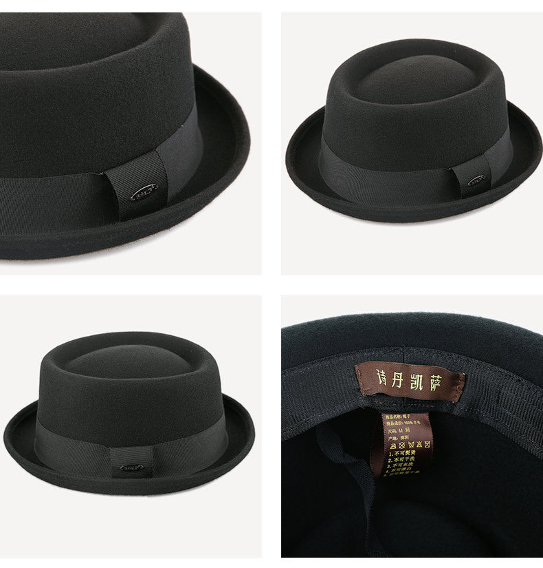 Classic Wool Knit Hat for Men