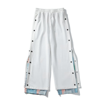 Men’s Double-Breasted Cropped Trousers