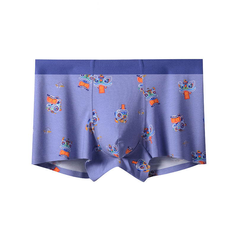 Animated Print Breathable Boxers