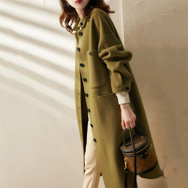 Timeless Comfort Woolen Long Coat