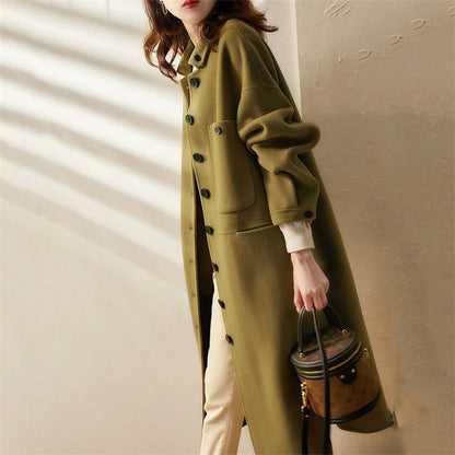 Timeless Comfort Woolen Long Coat