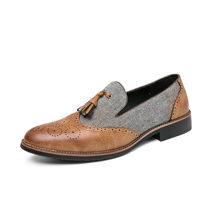 Oxford Vibe Men’s Leather Loafers – British Casual Style