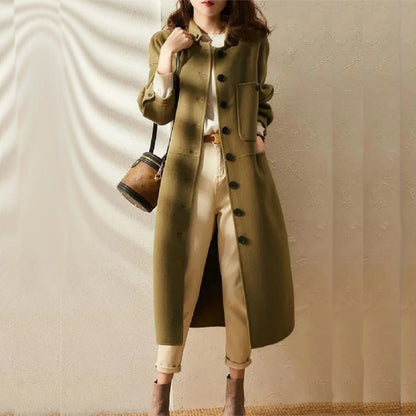 Timeless Comfort Woolen Long Coat