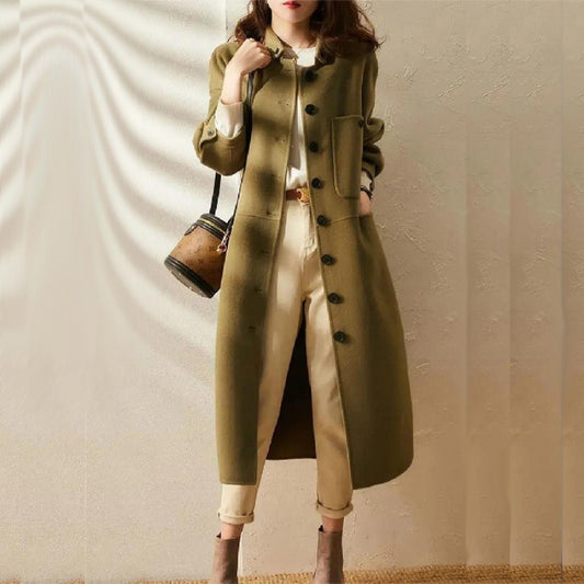 Timeless Comfort Woolen Long Coat