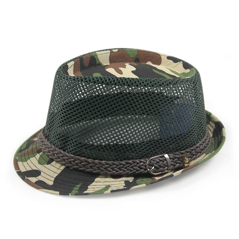 Summertime Breathable Mesh Straw Hat