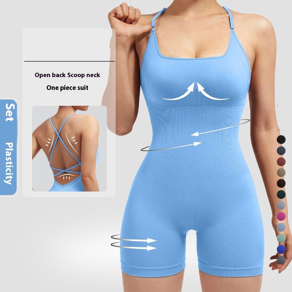 Peach Curve Performance One-Piece