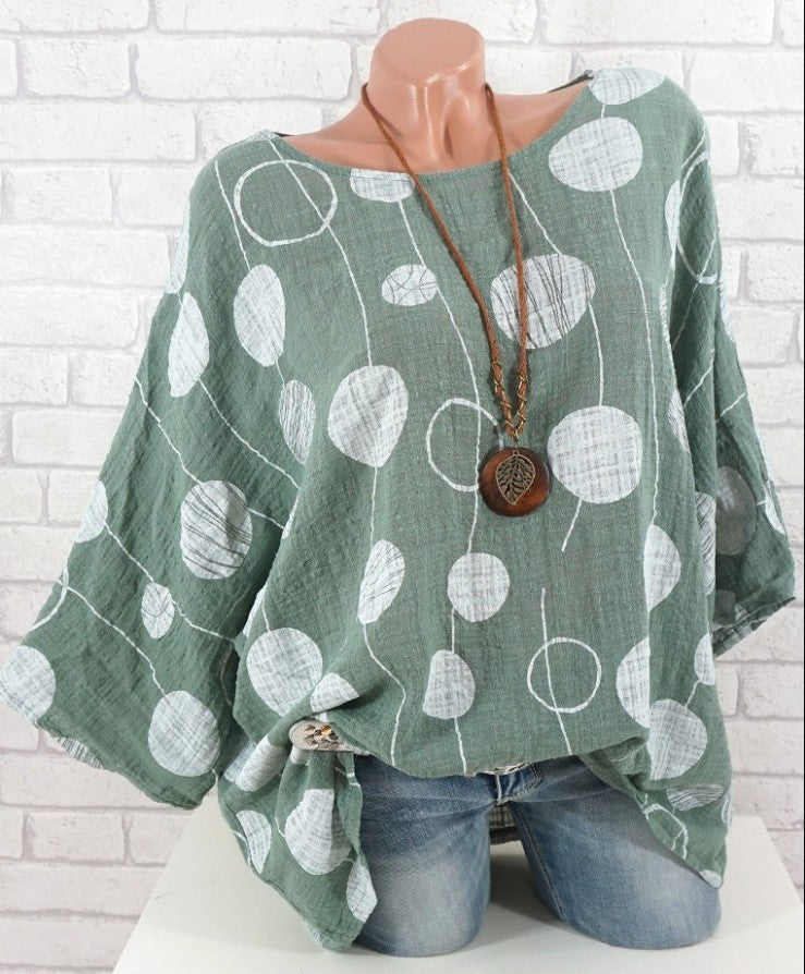 Bold Blossom Plus Size Shirt