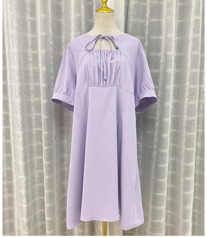 Lace Whisper Waist Dress