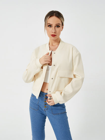 Urban Rebel Cropped Bomber Jacket