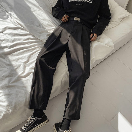 Veluxe Men's Wide-Cut Trousers