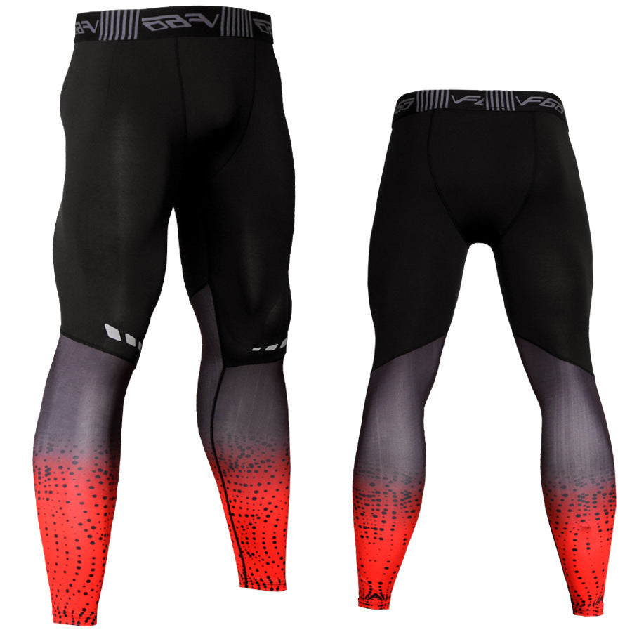 Men’s Running Compression Tights – Long Sports Leggings for Training
