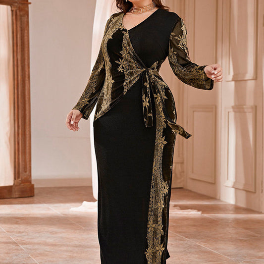 Bold Bloom Plus Dress