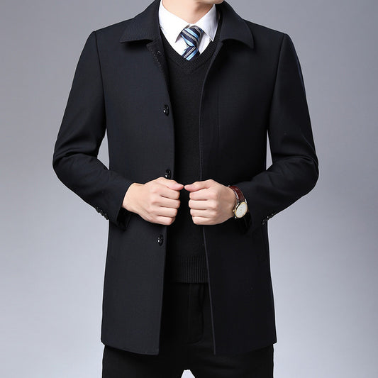 Urban Gentleman Suit Collar Top